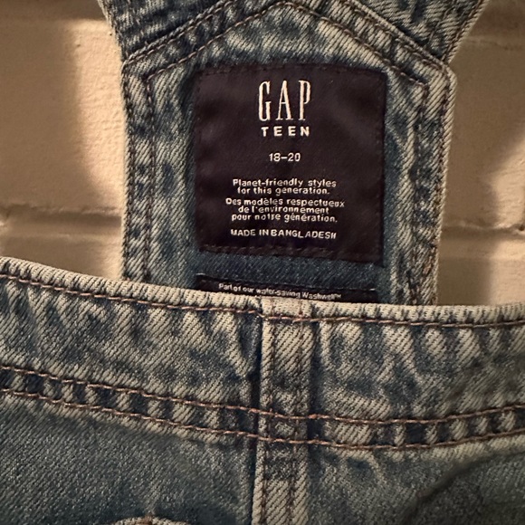 GAP - Teen Girls - Jean Denim Overalls - BNWT - sz 18-20 - Picture 4 of 7